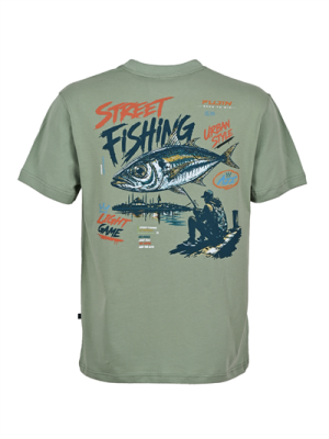 Fujin S26 Street Fishing T-Shirt Green - 4