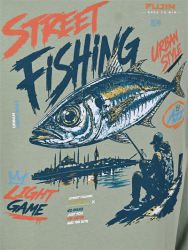Fujin S26 Street Fishing T-Shirt Green - 6