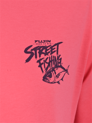 Fujin S26 Street Fishing T-Shirt Scarlet - 5
