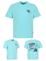 Fujin S26 Street Fishing T-Shirt Turquoise - Fujin