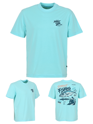 Fujin S26 Street Fishing T-Shirt Turquoise - 1