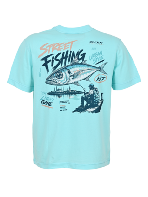 Fujin S26 Street Fishing T-Shirt Turquoise - 4