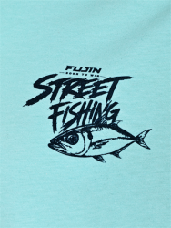 Fujin S26 Street Fishing T-Shirt Turquoise - 5
