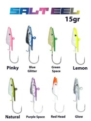 Fujin Salt Eel 15gr Jighead - Fujin