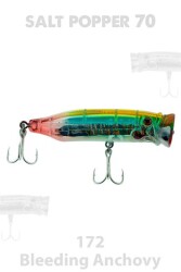 Fujin Salt Popper 70mm 9.5gr Su Üstü Maket Balık - 13