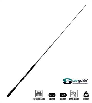 Fujin Sea Force Deep S 180cm Max 400gr Tekne Kamış - 2