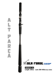 Fujin SeaForce 200cm 200-400gr Alt Parça - Fujin