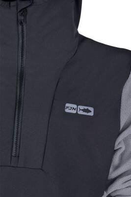 Fujin SeaGame Technical Polar Hoodie Black Grey - 4