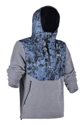 Fujin SeaGame Technical Polar Hoodie Grey Reef - 1