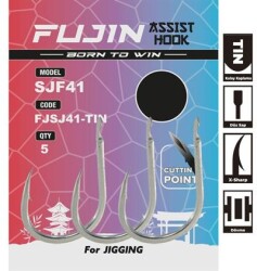 Fujin SJF41 TIN Düz Assist Kancası - Fujin