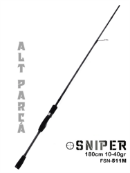 Fujin Sniper 180cm 10-40gr Alt Parça - Fujin