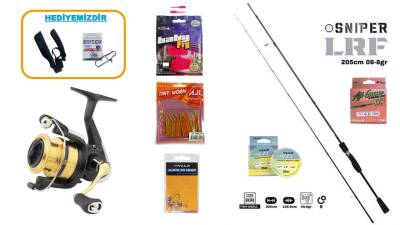 Fujin Sniper 205 cm 0.8–8 gr & Daiwa RS-500 5+1 LRF Seti - 1