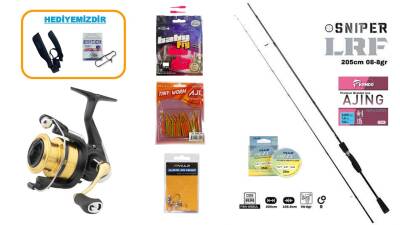 Fujin Sniper 205 cm 0.8–8 gr & Daiwa RS-500 5+1 LRF Seti - 1