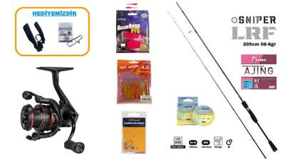 Fujin Sniper 205 cm 0.8–8 gr & Okuma Ceymar HD CHD-1000A 7+1BB LRF Seti - 1