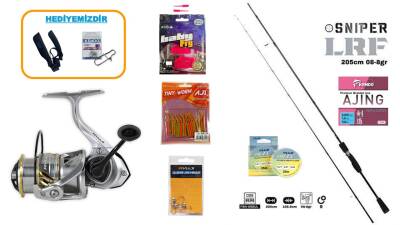 Fujin Sniper 205 cm 0.8–8 gr & Ryuji Airlight 1000S 6+1BB LRF Seti - 1