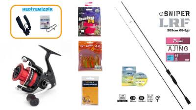 Fujin Sniper 205 cm 0.8–8 gr & Shimano Sienna 500 FG LRF Seti - 1