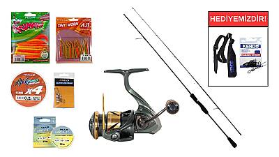 Fujin Sniper 205cm 03-5gr&Ryuji Enjoy X 500S 6+1BB LRF Seti - 1