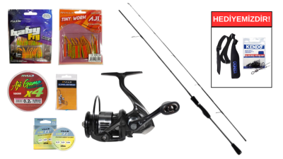 Fujin Sniper 205cm 03-5gr&Ryuji Infinity 2000S 5+1BB LRF Seti - 1