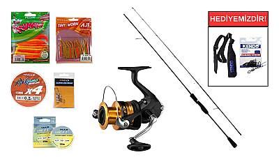 Fujin Sniper 205cm 03-5gr&Shimano FX 1000 FC LRF Seti - 1