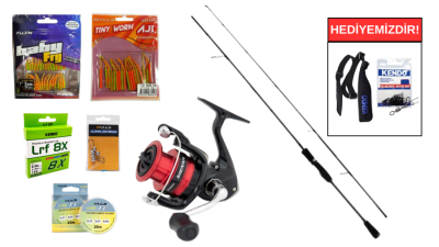 Fujin Sniper 205cm 03-5gr&Shimano Sienna 500 FG LRF Seti - 1