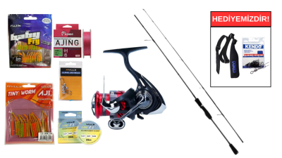 Fujin Sniper 210cm 3-18gr& Daiwa Ninja 23 LT 1000 LRF Seti - 1