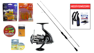 Fujin Sniper 210cm 3-18gr&Daiwa Crossfire 26 LT 1000 LRF Seti - 1