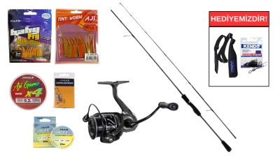 Fujin Sniper 210cm 3-18gr&Ryuji Voltage 800 5+1 LRF Seti - 1