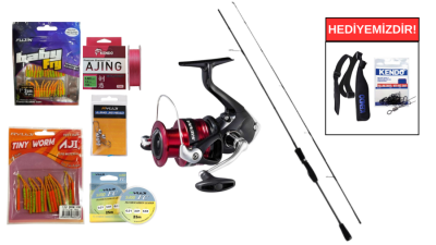 Fujin Sniper 210cm 3-18gr&Shimano Sienna 1000 FG LRF Seti - 1