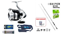 Fujin Sniper 230cm 0.6-8g & Daiwa Strikeforce 2000 B LRF Seti - Daiwa