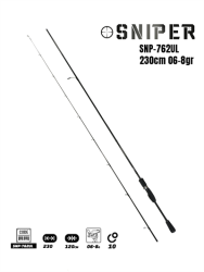 Fujin Sniper 230cm 06-8gr Ultra Light LRF Kamışı FSN-762UL - Fujin