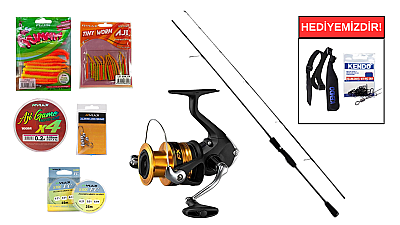 Fujin Sniper 230cm 06-8gr&Shimano LRF Makina FX 1000 FC LRF Seti - 1