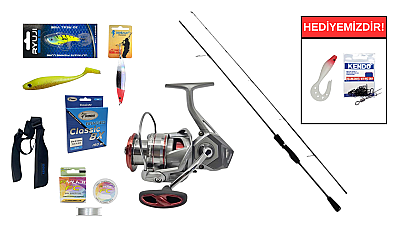 Fujin Sniper 240cm 10-30gr&Okuma Metolius MTL-3000A 7+1bb Spin Seti - 1