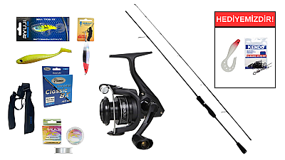Fujin Sniper 240cm 10-30gr&Okuma Revenger A RV-4000A Spin Seti - 1