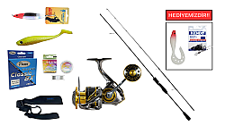 Fujin Sniper 240cm 10-30gr&Ryuji Ares X 4000M 5+1BB Spin Seti - Fujin
