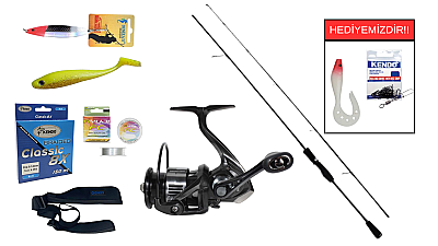 Fujin Sniper 240cm 10-30gr&Ryuji Infinity 4000M 5+1BB Spin Seti - 1