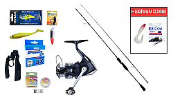 Fujin Sniper 240cm 10-30gr&Shimano Catana FE C 3000 Spin Seti - Shimano
