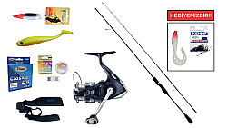 Fujin Sniper 240cm 10-30gr&Shimano Catana FE C 3000 Spin Seti - Shimano