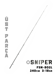 Fujin Sniper 240cm 3-18gr Üst Parça - Fujin