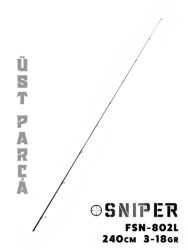 Fujin Sniper 240cm 3-18gr Üst Parça - Fujin