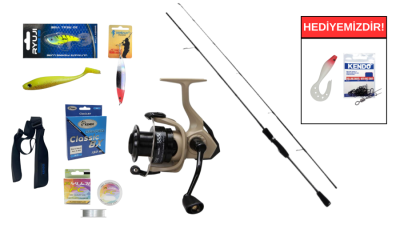 Fujin Sniper 270cm 15-55gr&Okuma Outrax OR-4000SGA 1+1BB Spin Seti - 1