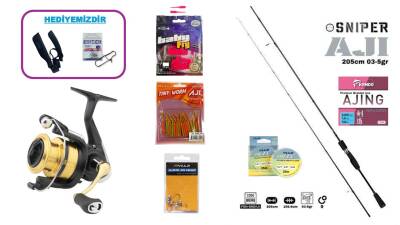 Fujin Sniper Aji 205 cm 0.3–5 gr & Daiwa RS 500 3+1BB LRF Seti - 1