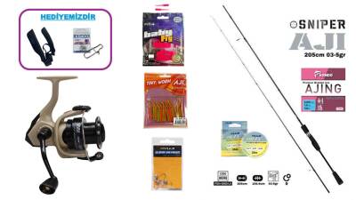 Fujin Sniper Aji 205 cm 0.3–5 gr & Okuma Outrax 1000SGA LRF Seti - 1