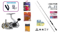 Fujin Sniper Aji 205 cm 0.3–5 gr & Ryuji Airlight 1000S 6+1BB LRF Seti - Ryuji