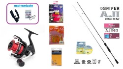 Fujin Sniper Aji 205 cm 0.3–5 gr & Shimano Sienna 500 FG LRF Seti - Shimano