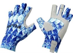 Fujin Sportif Balıkçı Eldiveni Mavi - Fujin