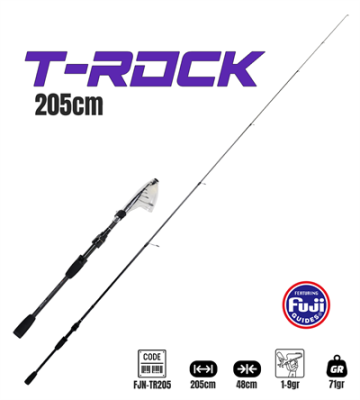 Fujin T-Rock 205cm 1-9gr Teleskopik LRF Kamışı - 1