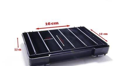 FUJIN Tackle Box 104DS Çift Taraflı Maket Balık Kutusu - 5