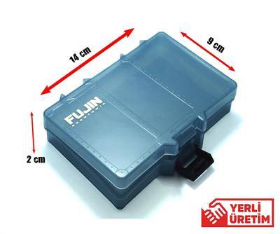 Fujin Tackle Box 15RD 14cm Maket Balık Kutusu Gri - 3