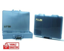 Fujin Tackle Box 15RDEA 14cm Evalı Jig Head Kutusu Gri - Fujin