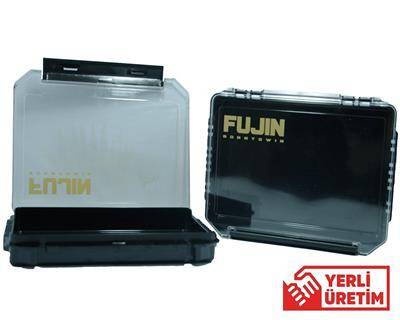 Fujin Tackle Box 60PC 20cm Maket Balık Kutusu Siyah - 1